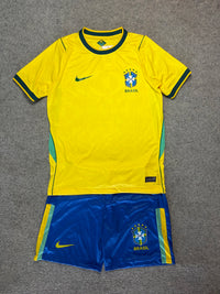 Kit amarelo Seleção 1:1 / Juvenil infantil unissex