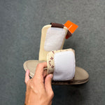 Slide Velcro LV Bege