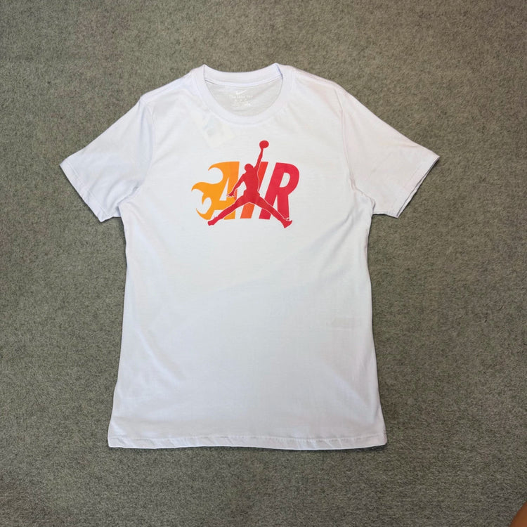 Camiseta NK JRD fogo branca
