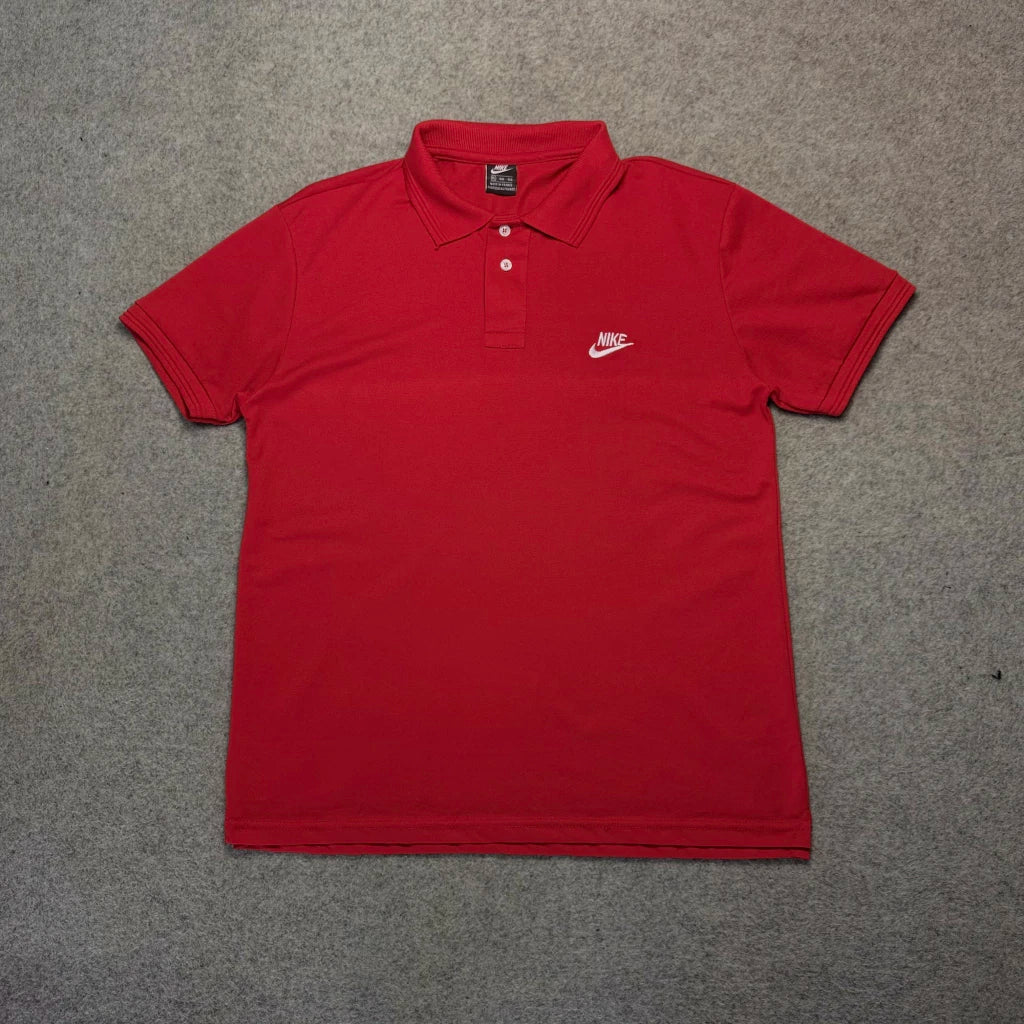 Camiseta Gola Polo NK Sportwear vermelha