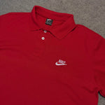 Camiseta Gola Polo NK Sportwear vermelha