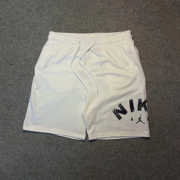Bermuda Moletom NK Air JRD Branca