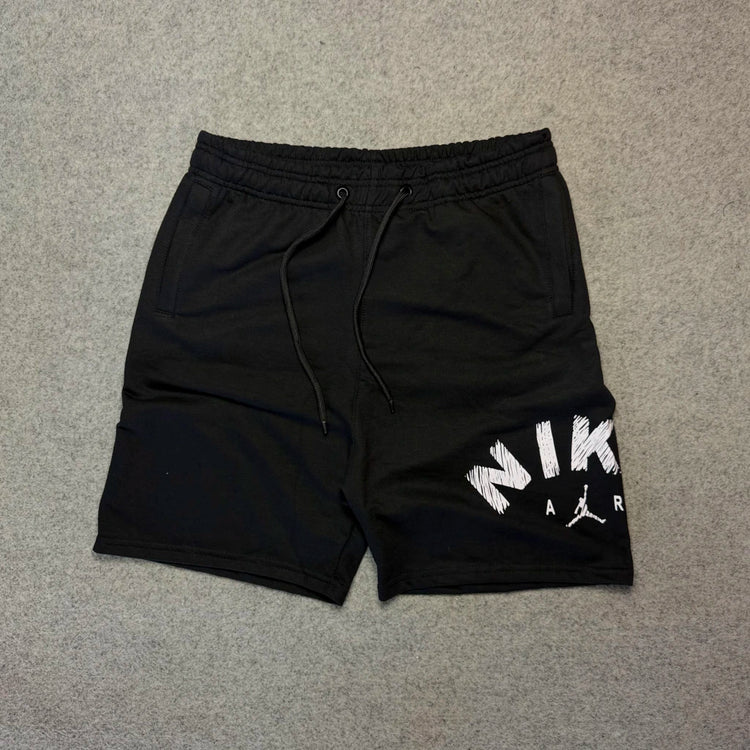 Bermuda Moletom NK Air JRD Preta