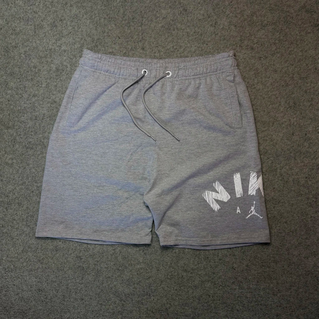 Bermuda Moletom NK Air JRD Cinza