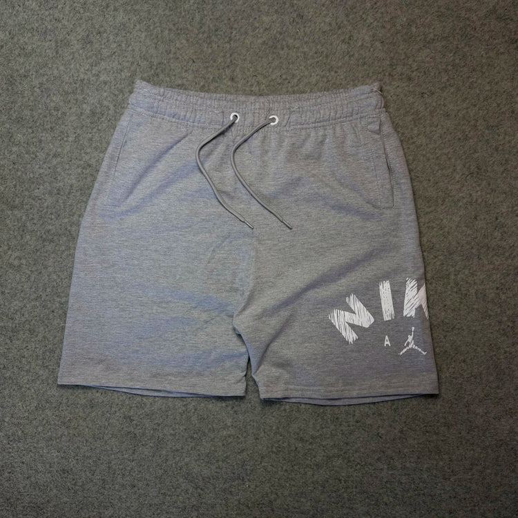 Bermuda Moletom NK Air JRD Cinza