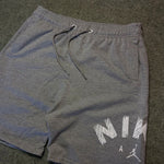 Bermuda Moletom NK Air JRD Cinza