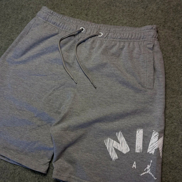 Bermuda Moletom NK Air JRD Cinza
