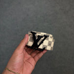 Cinto LV Preto/Dourado