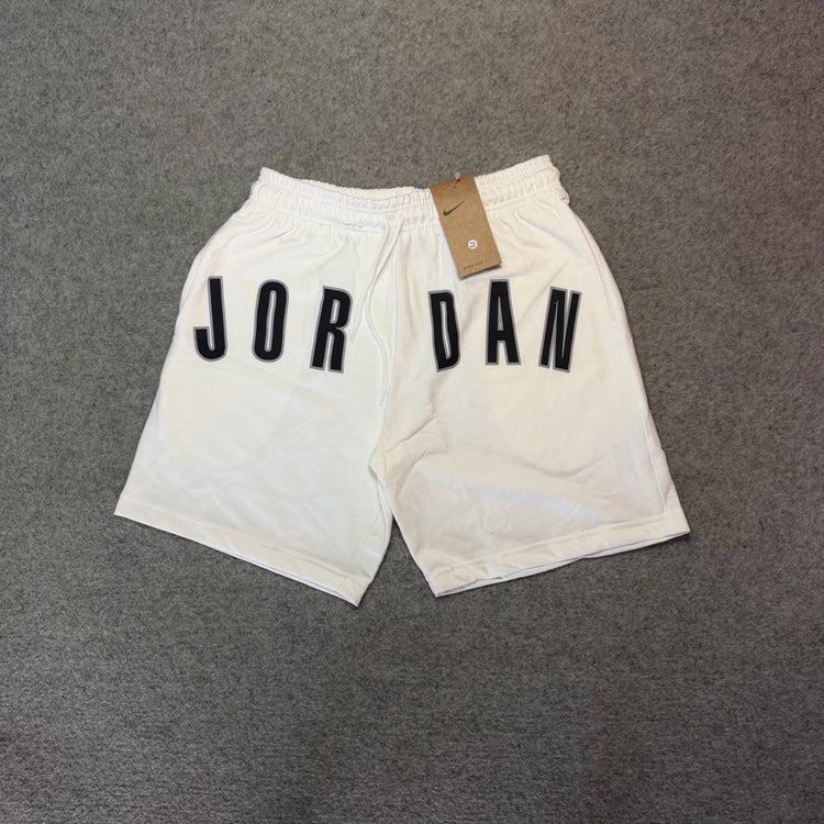 Bermuda Moletom NK JRD Logo White