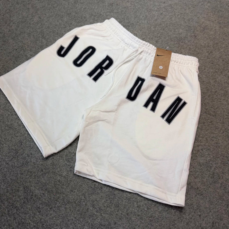 Bermuda Moletom NK JRD Logo White