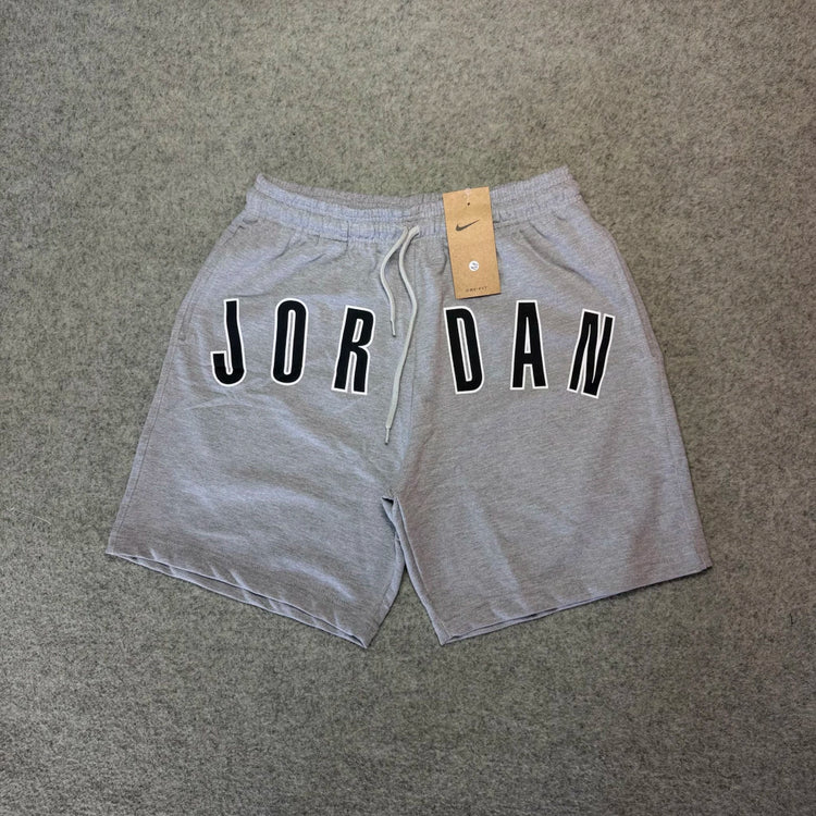 Bermuda Moletom JRD Logo Cinza