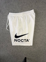 Bermuda Moletom NK Nocta White