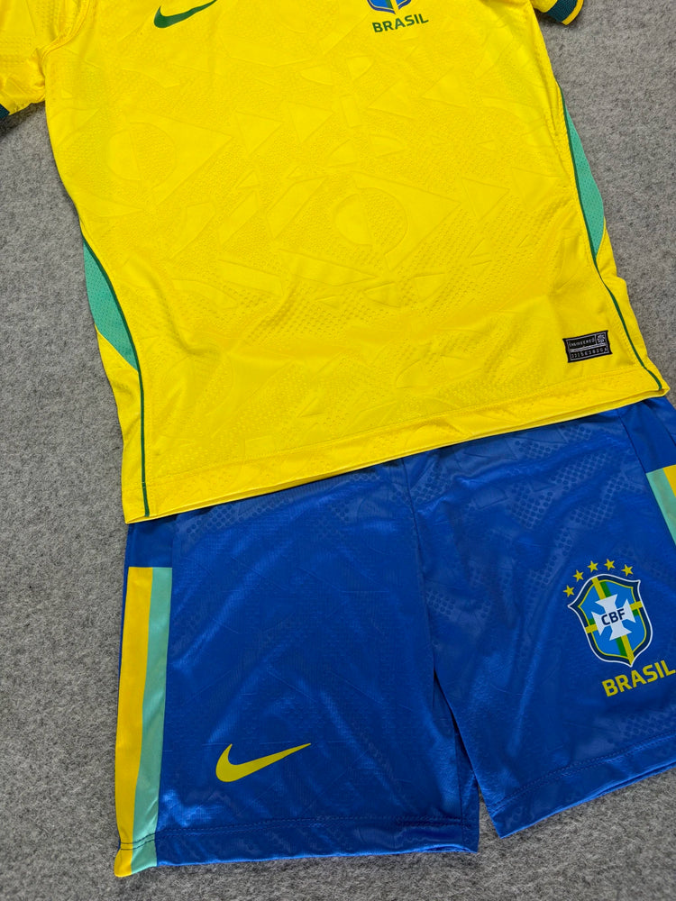 Kit amarelo Seleção 1:1 / Juvenil infantil unissex