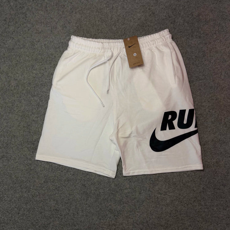 Bermuda Moletom NK Run AllWhite