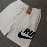 Bermuda Moletom NK Run AllWhite