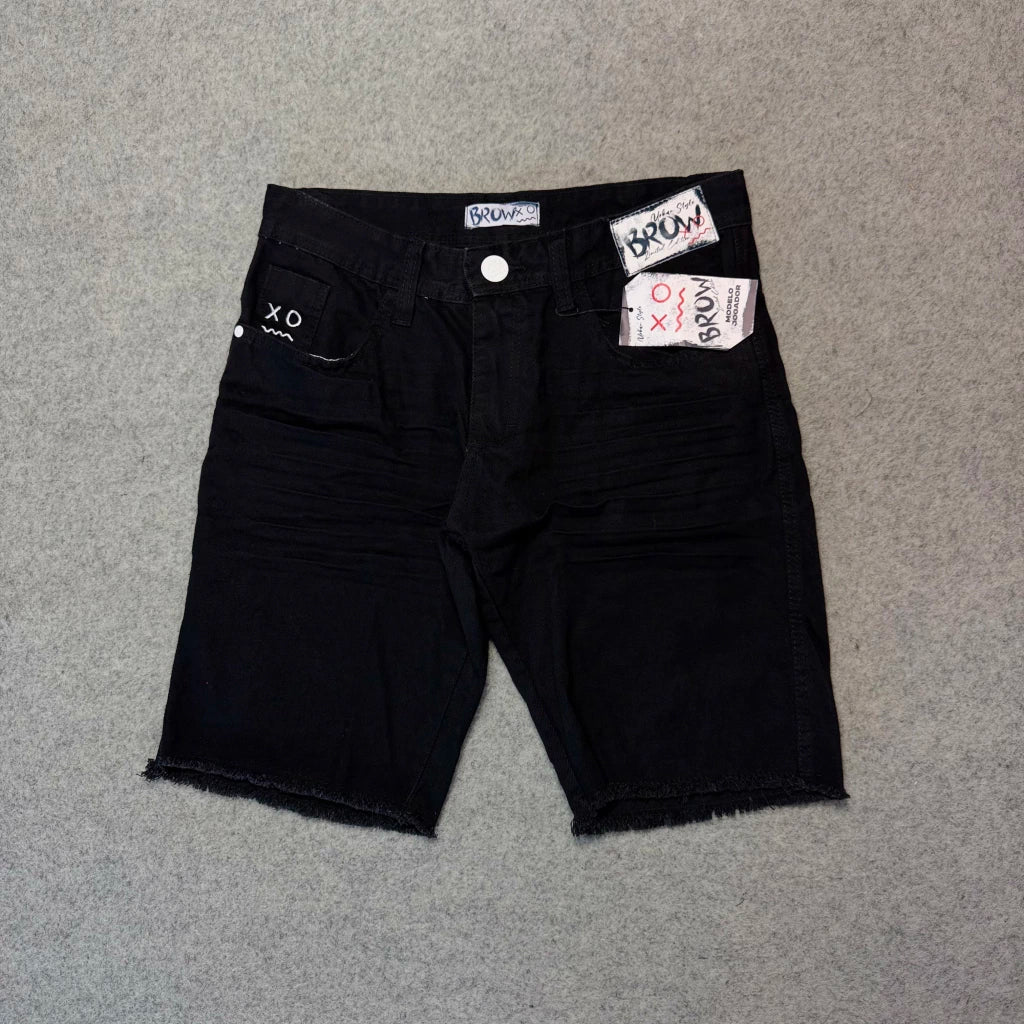 Bermuda Jeans Jogador Black