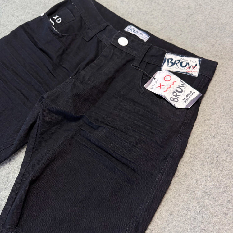 Bermuda Jeans Jogador Black