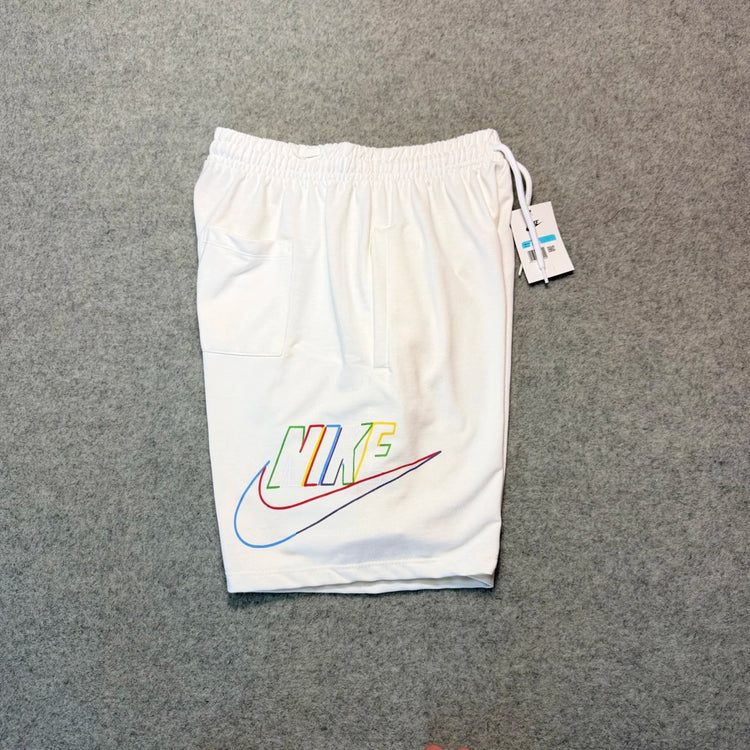 Bermuda Moletom NK Colors Branca
