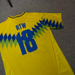 Camiseta CBF X Cortez amarela