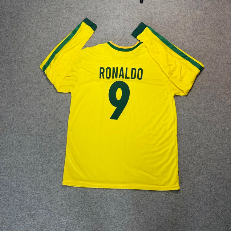 Camiseta CBF Ronaldo 2002 manga