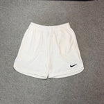 Bermuda Moletom NK Swoosh White