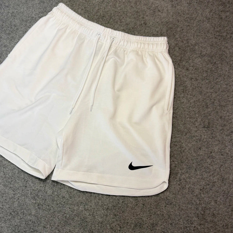 Bermuda Moletom NK Swoosh White